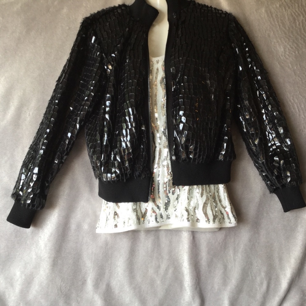 PETER NYGARD Bomber Jacket Size 8 Petite